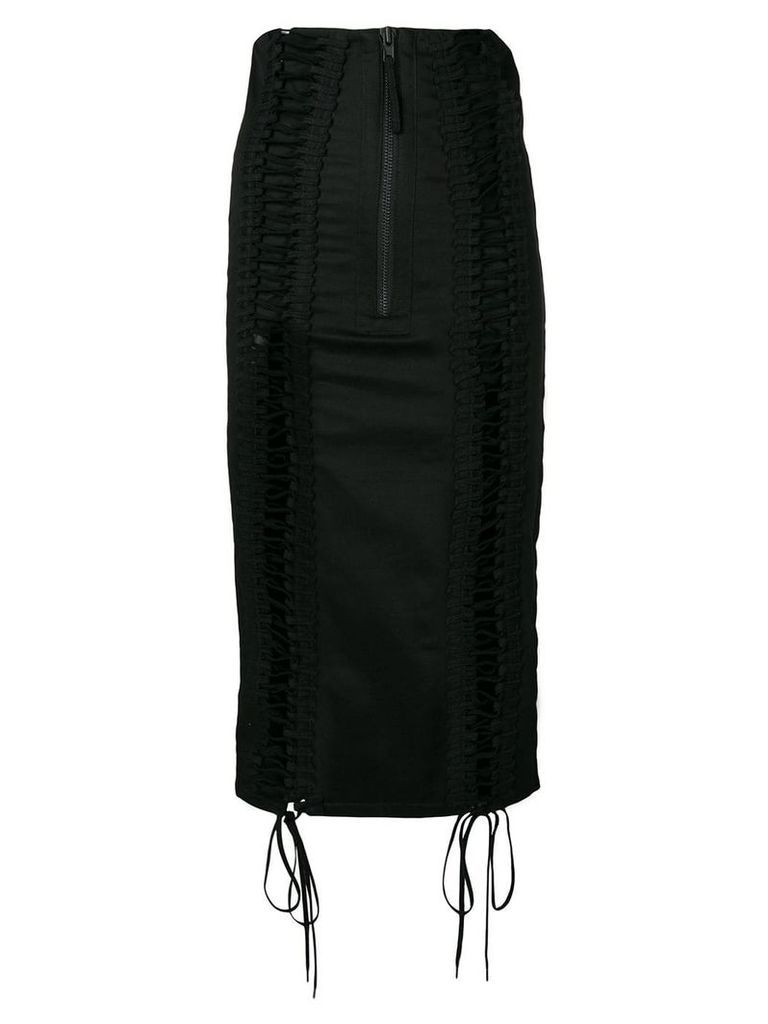 KTZ lace up skirt - Black