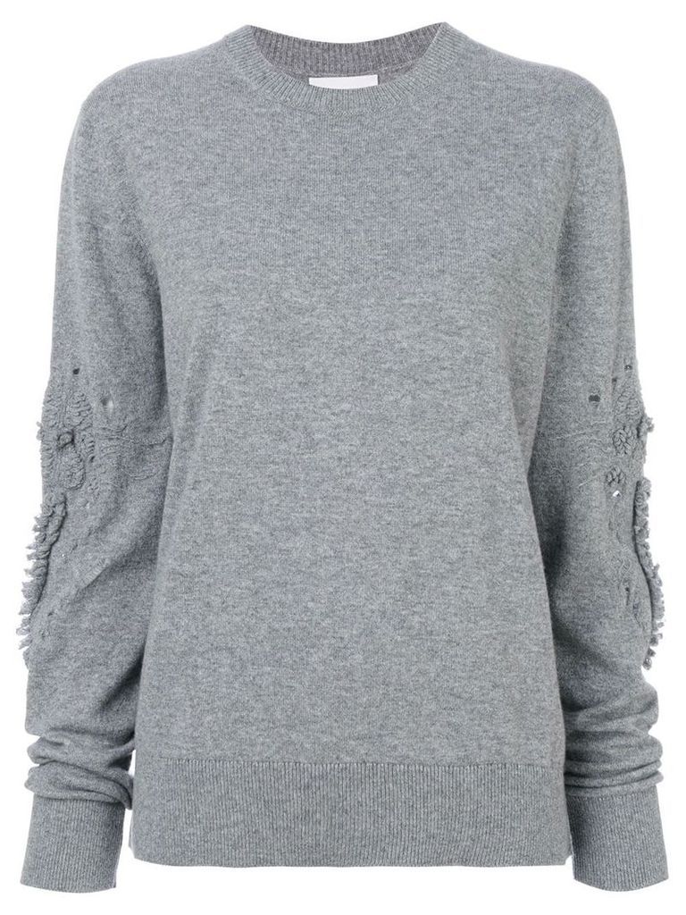 Barrie Romantic Timeless cashmere round neck pullover - Grey