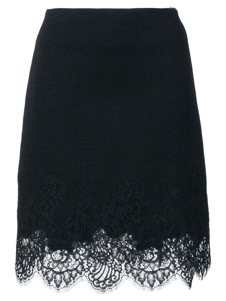 Ermanno Scervino lace trim skirt - Black