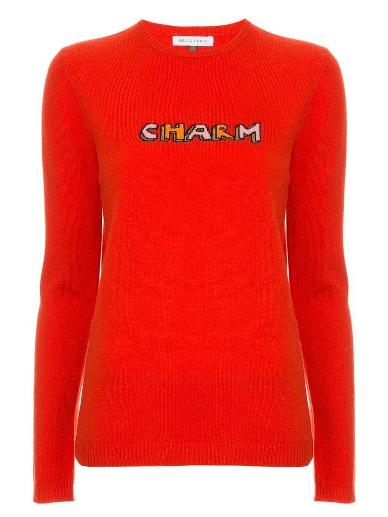 Bella Freud Charm print sweater - Red