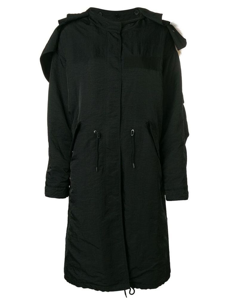 Givenchy oversized parka coat - Black