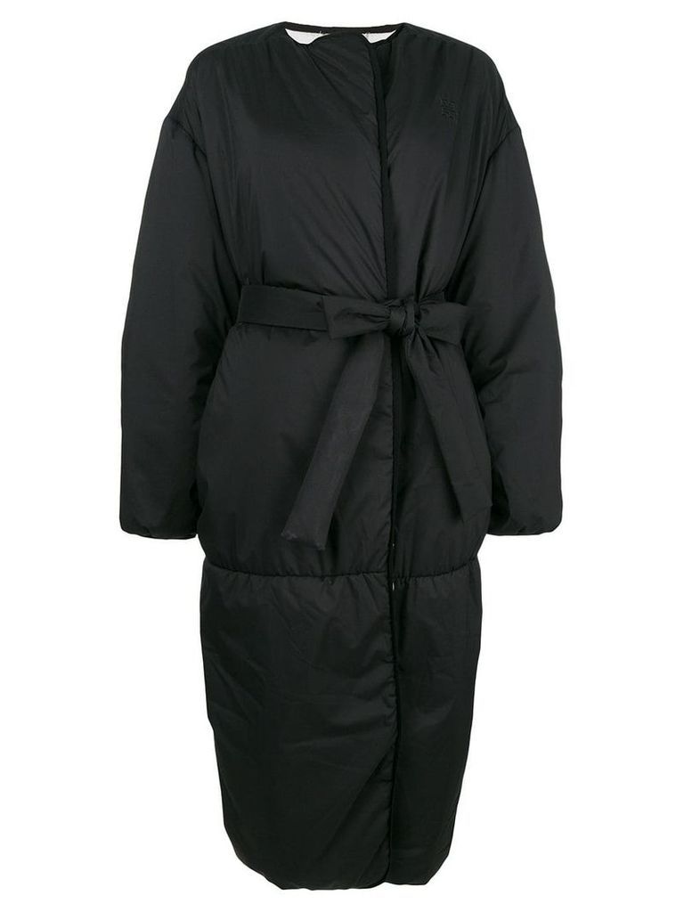 Givenchy belted padded coat - Black