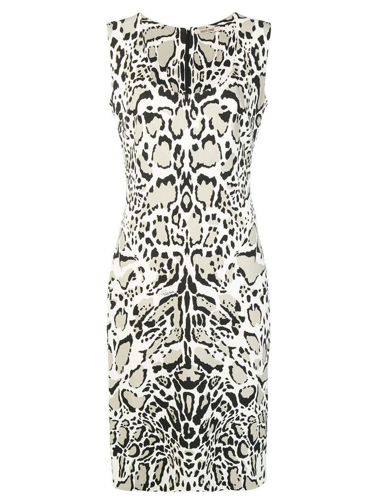 Roberto Cavalli leopard print dress - Neutrals