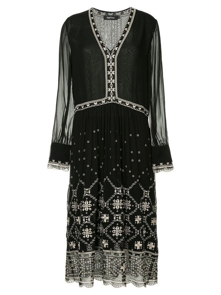 Magali Pascal bohemian dress - Black
