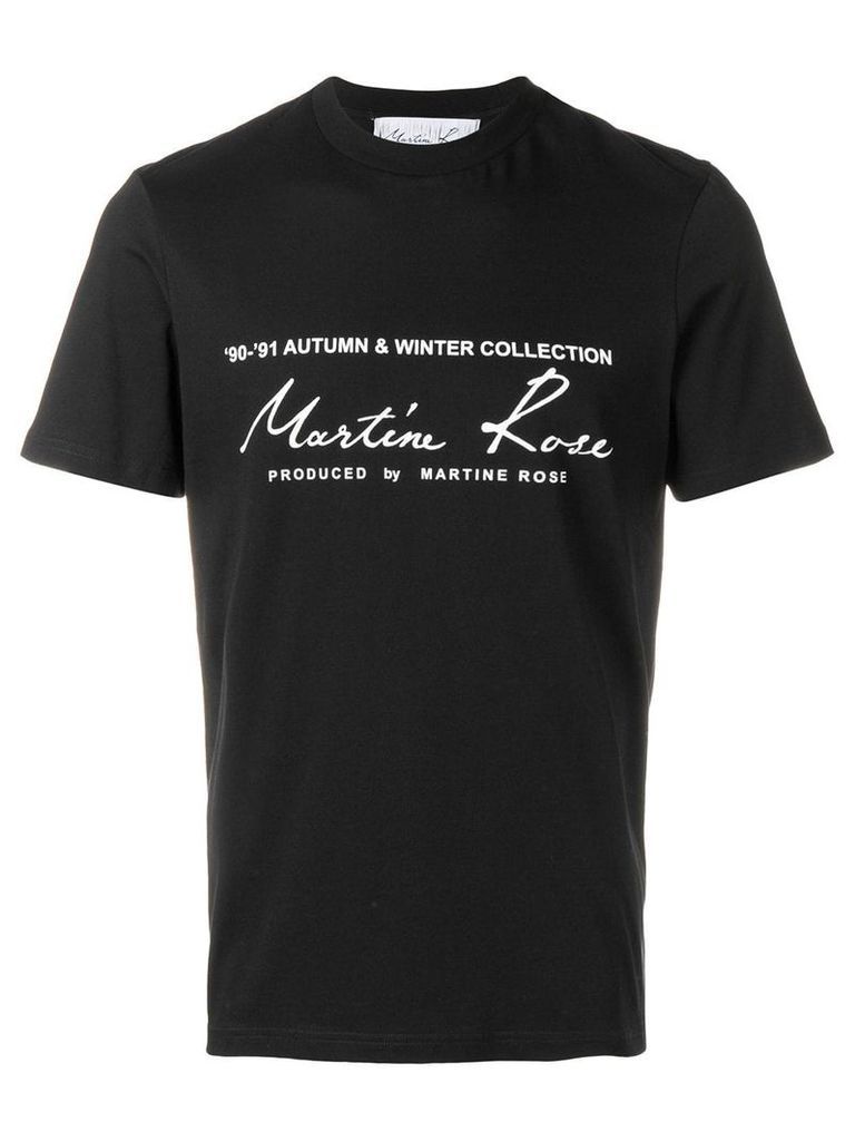 Martine Rose printed logo T-shirt - Black
