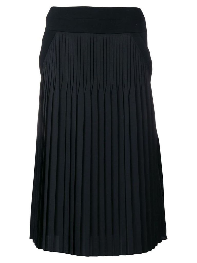 Givenchy mid-length contrast skirt - Black