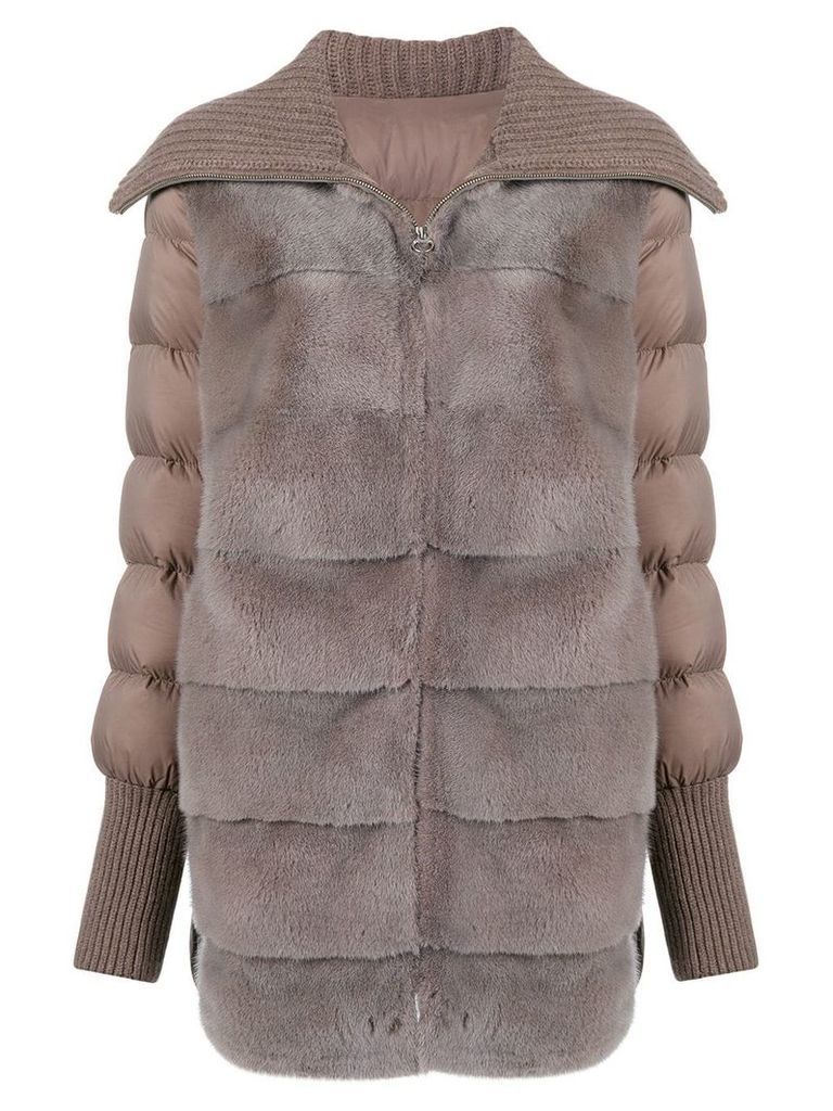 Liska padded coat - Grey