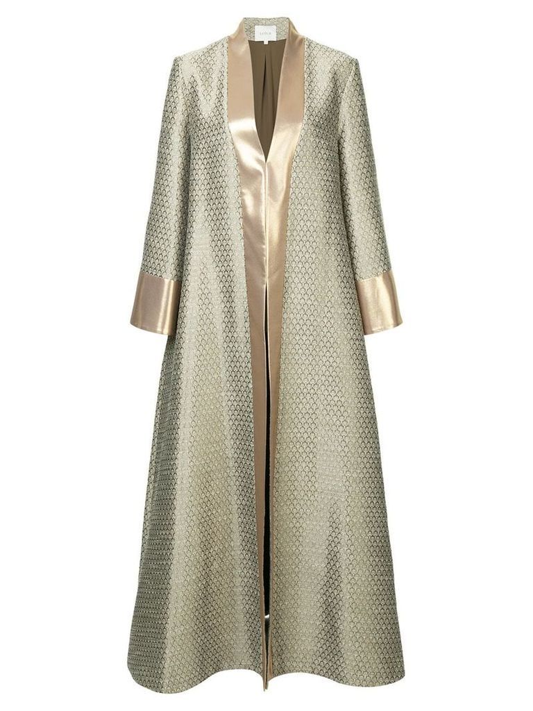 Layeur oversized longline coat - Metallic