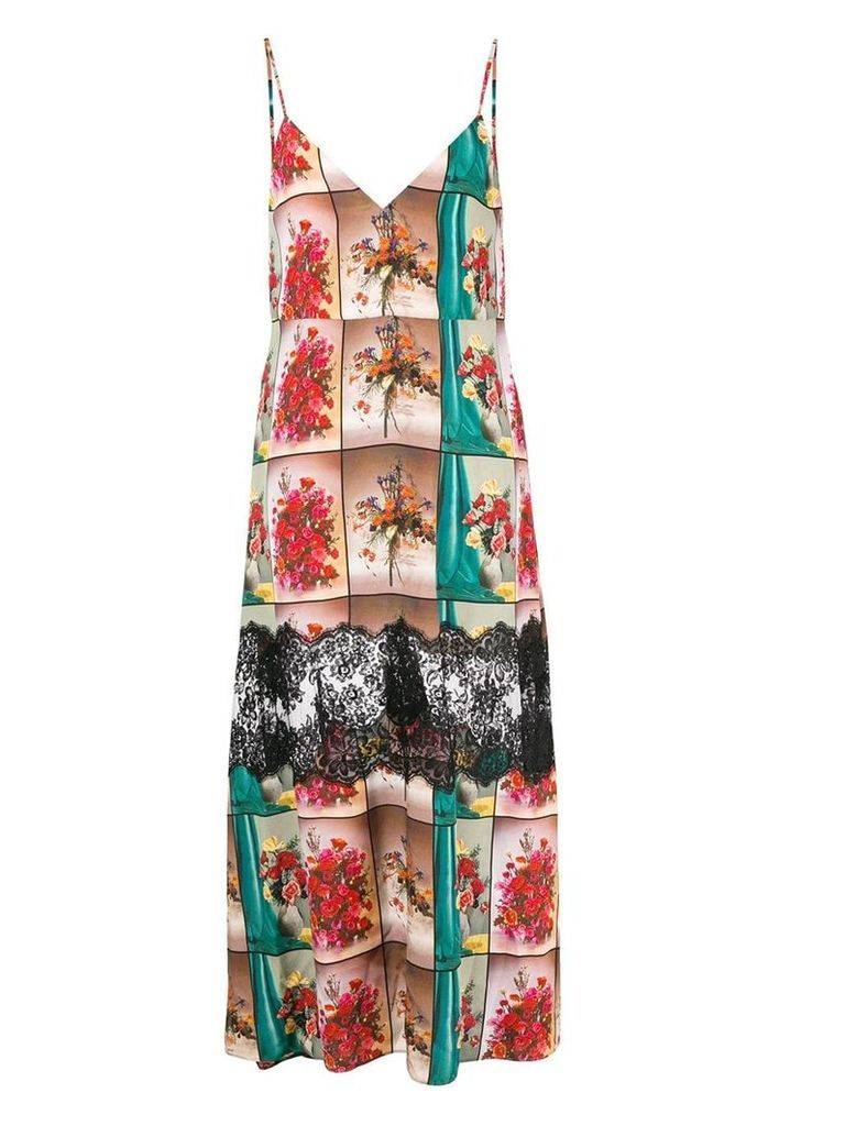 Stella McCartney floral print maxi dress - Neutrals