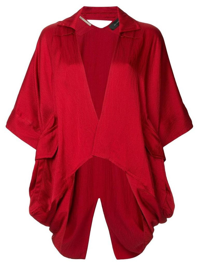 Roland Mouret deep V-neck jacket - Red