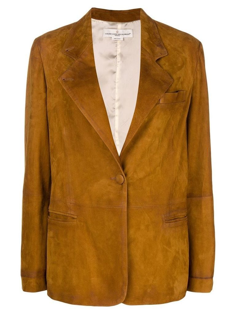 Golden Goose Ermada single-breasted jacket - Brown