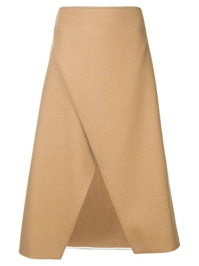Ports 1961 wrap medium skirt - Brown