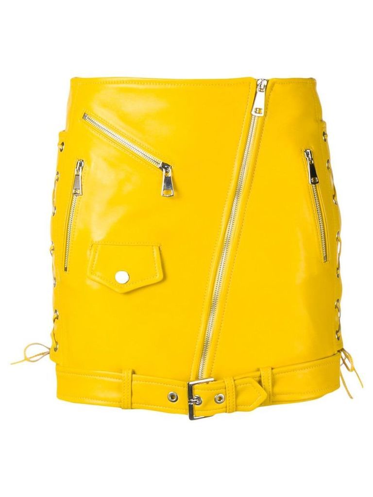 Manokhi biker skirt - Yellow