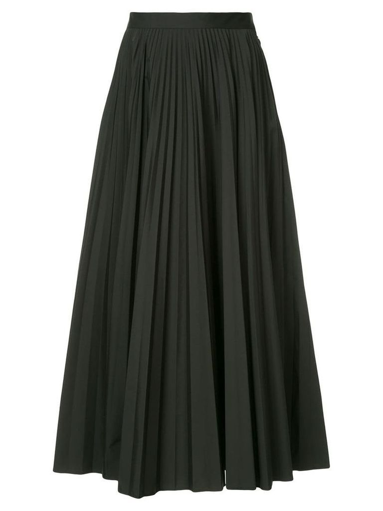 Maison Margiela pleated flared skirt - Black