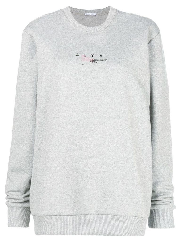 1017 ALYX 9SM logo sweatshirt - Grey