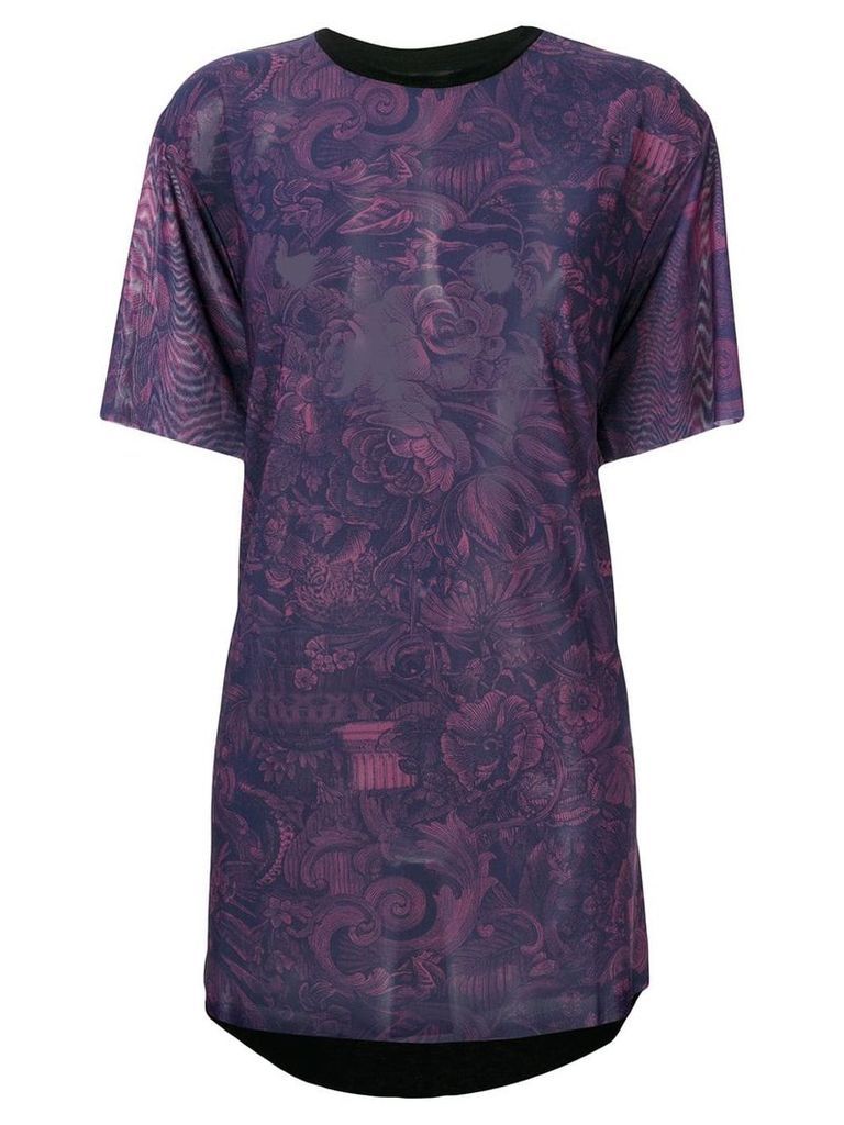Diesel floral print T-shirt - Purple