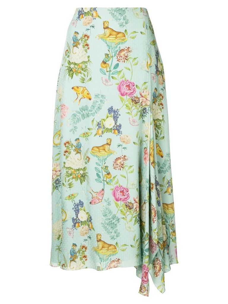 Vilshenko floral print skirt - Green
