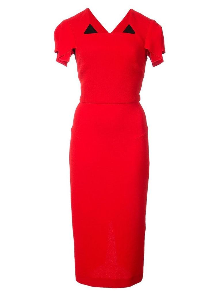 Roland Mouret Royston dress - Red