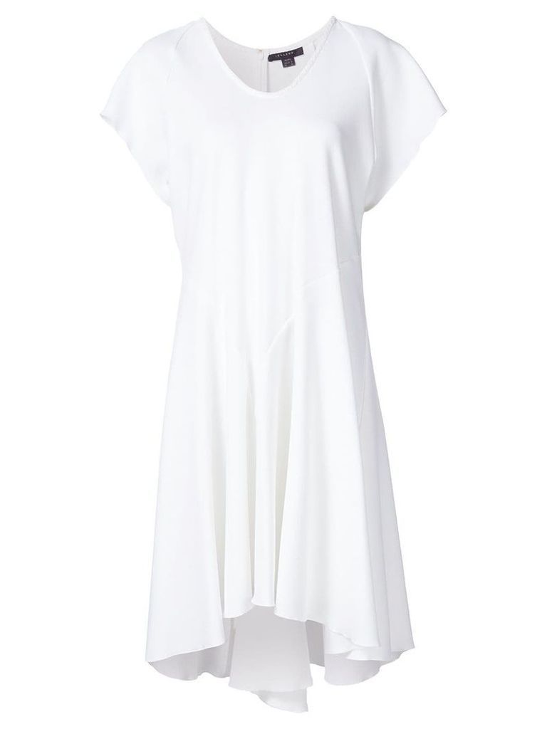 Ellery raglan flared dress - White