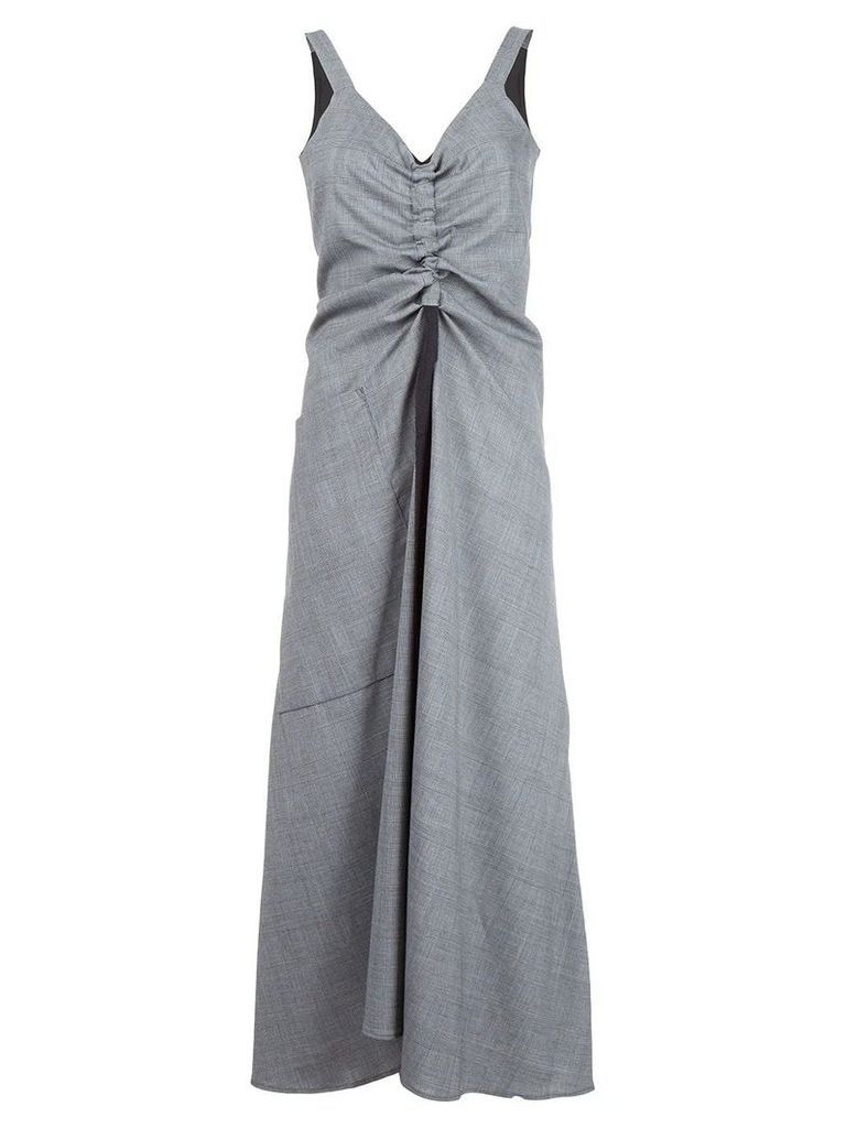 Ellery draped chest dress - Grey