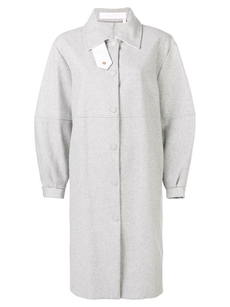 See By Chloé oversized shirt coat - Grey