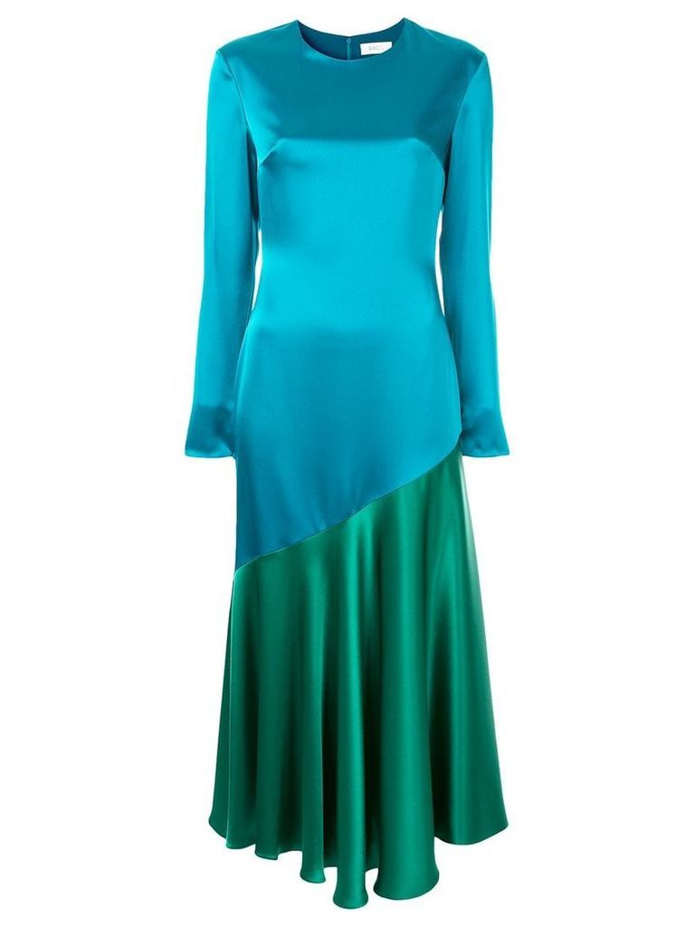 Racil Greta colour-block flared dress - Blue