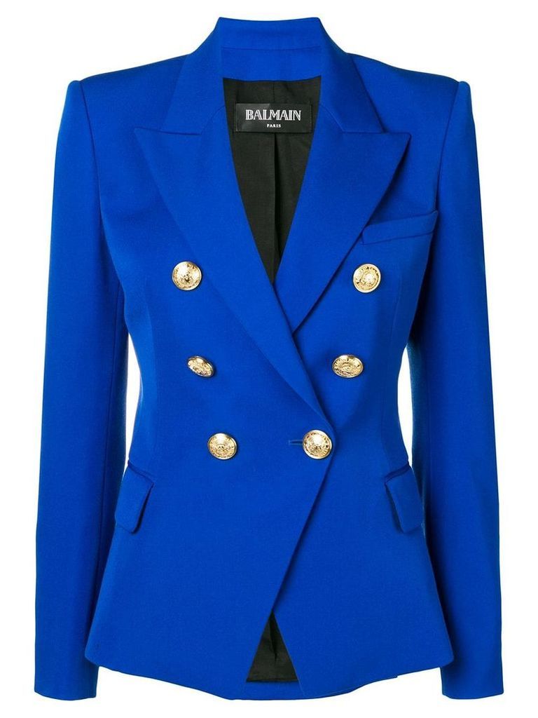 Balmain double breasted jacket - Blue