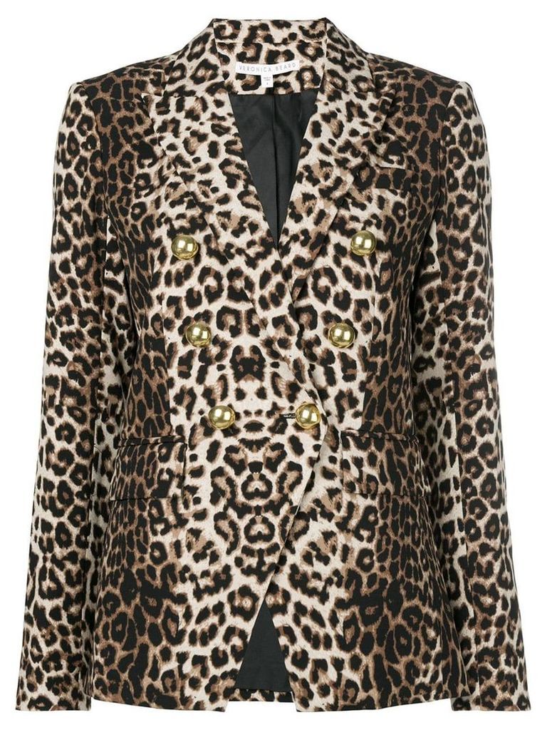 Veronica Beard leopard print blazer - NEUTRALS