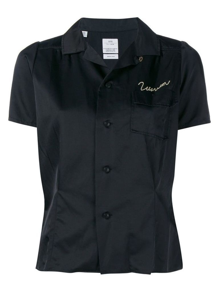 Visvim Pow-Wow Embroidered Cotton-Blend Shirt - Black