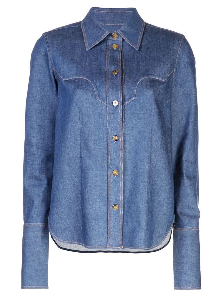 Khaite denim button shirt - Blue