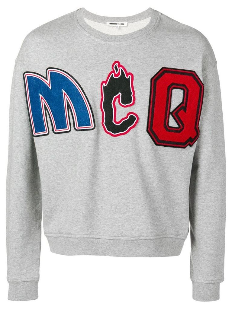 McQ Alexander McQueen logo sweatshirt - Grey