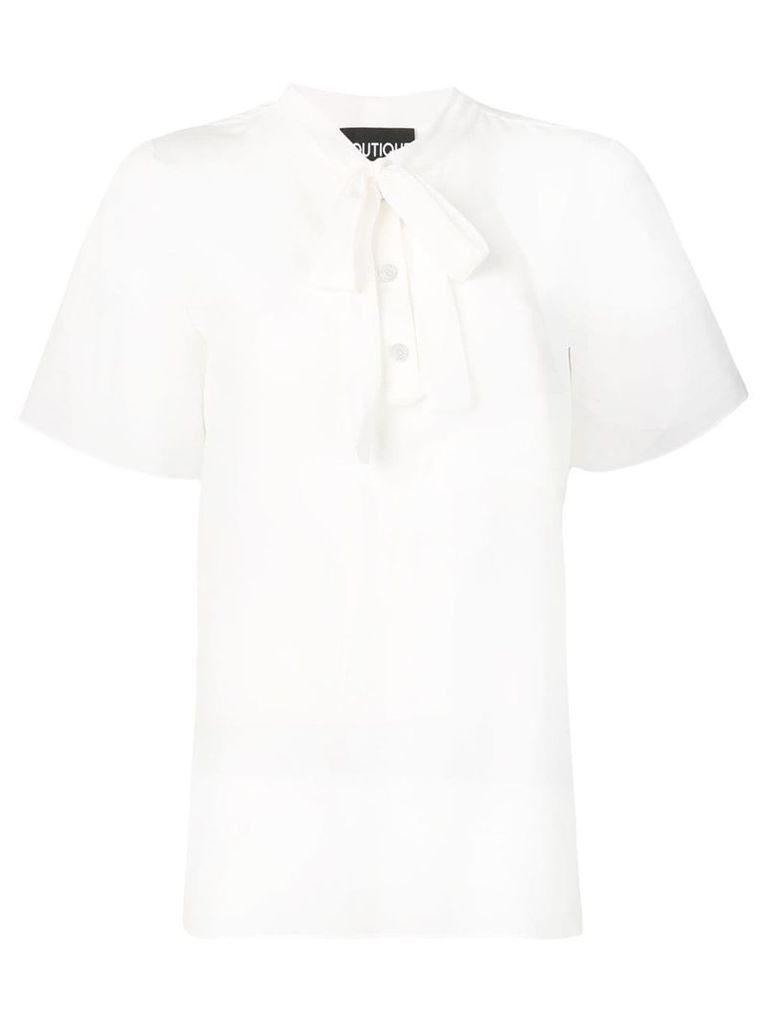 Boutique Moschino shortsleeved blouse - White