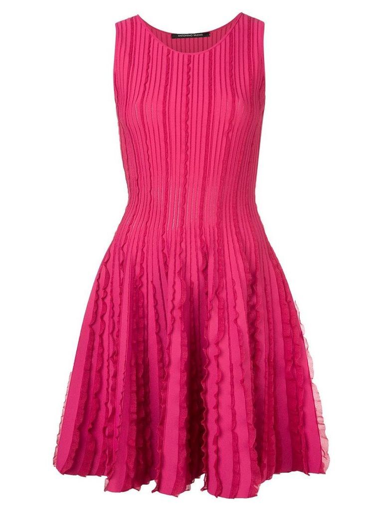 Antonino Valenti ruffle details dress - Pink