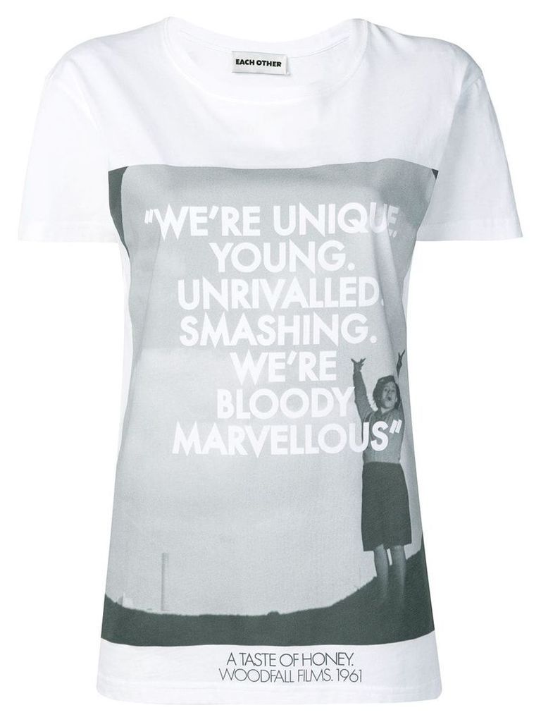 Each X Other Woodfall films x Robert Montgomery We're Unique T-shirt -