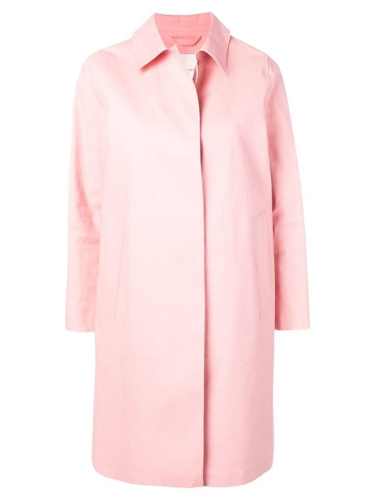 Mackintosh Pink Bonded Cotton Coat LR-020