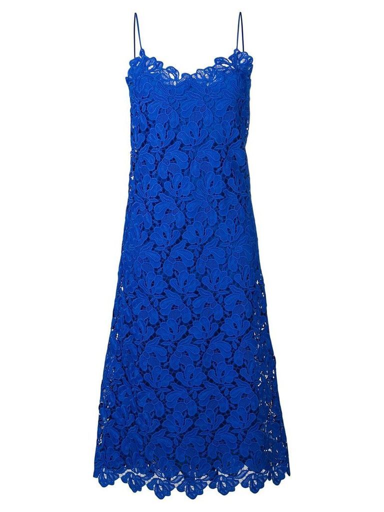 Ermanno Scervino floral lace dress - Blue