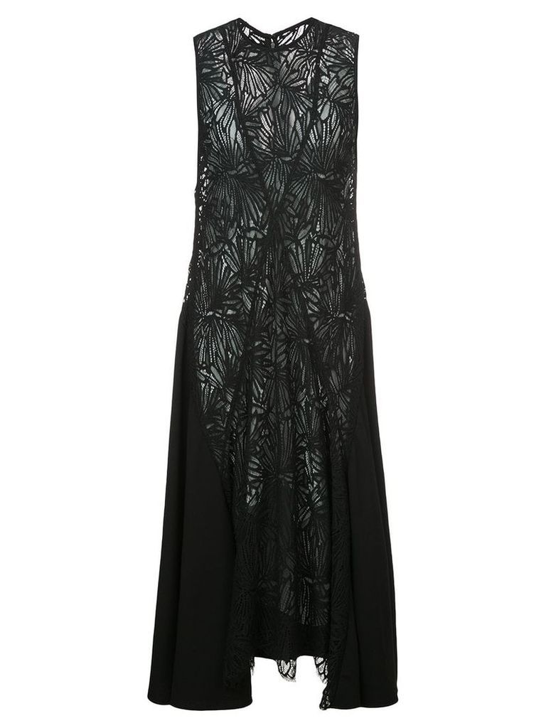 Proenza Schouler Lace Sleeveless Dress - Black