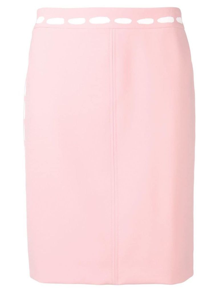 Moschino straight fit skirt - Pink