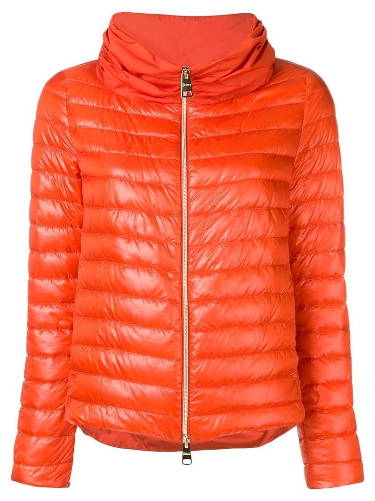 Herno short padded jacket - Orange
