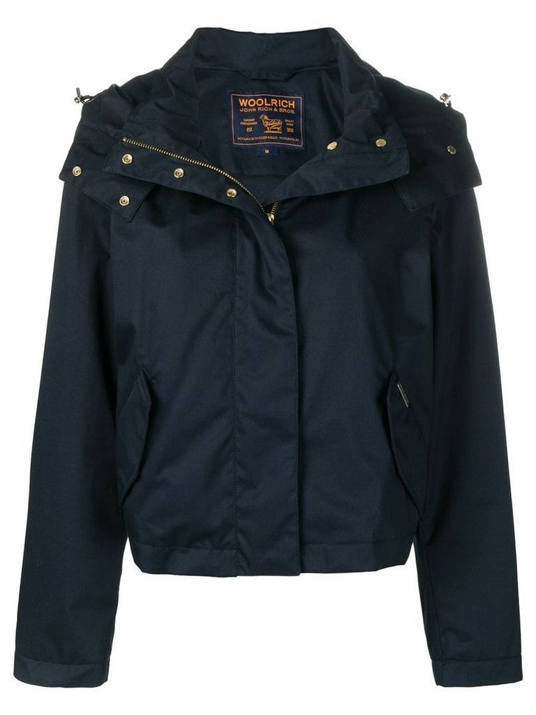 Woolrich lightweight hooded jacket - Blue