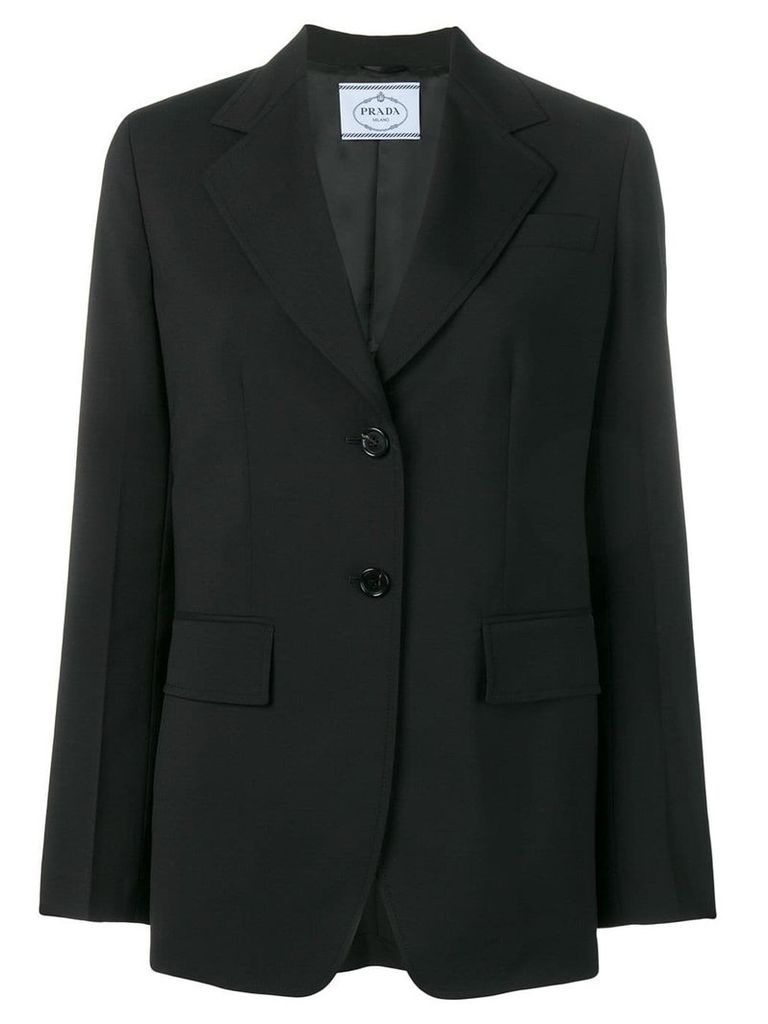 Prada classic tailored blazer - Black