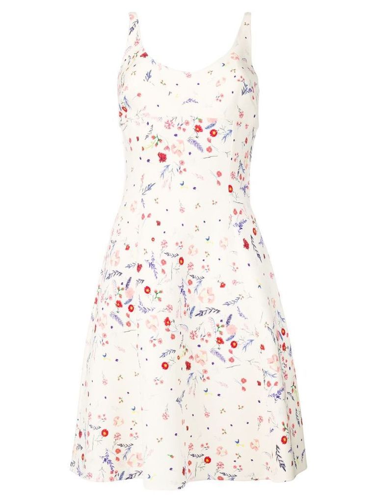 Ermanno Scervino floral print summer dress - NEUTRALS