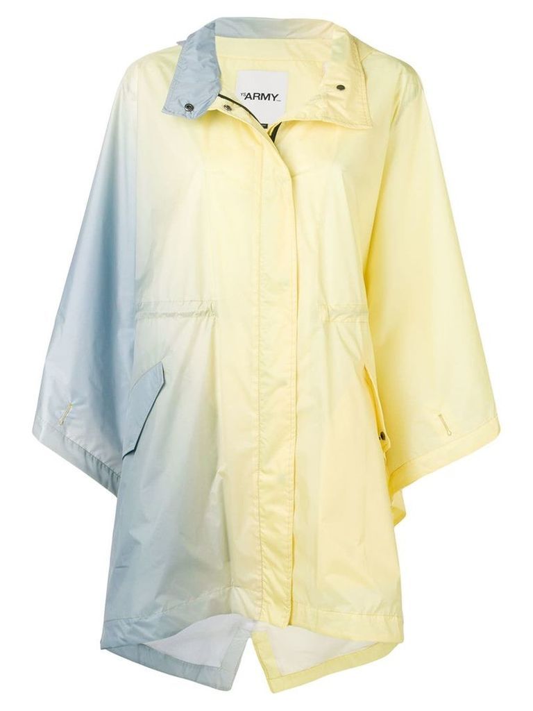 Yves Salomon gradient parka raincoat - Yellow