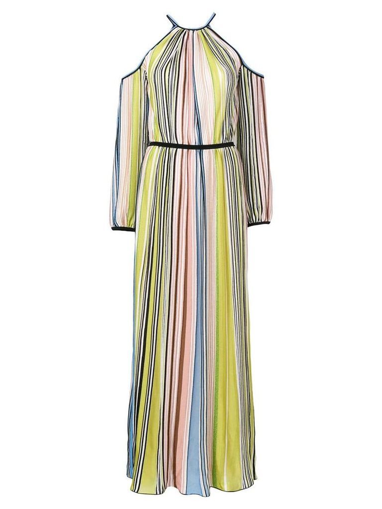 Missoni cold shoulder striped dress - Multicolour