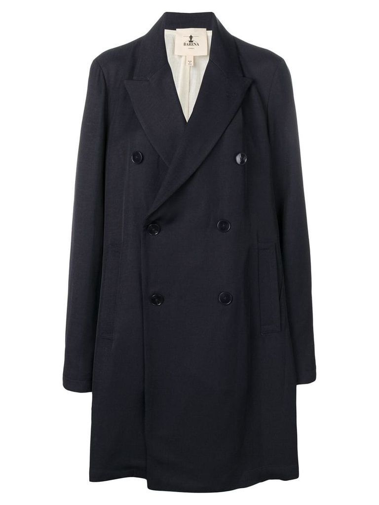 Barena double breasted coat - Blue