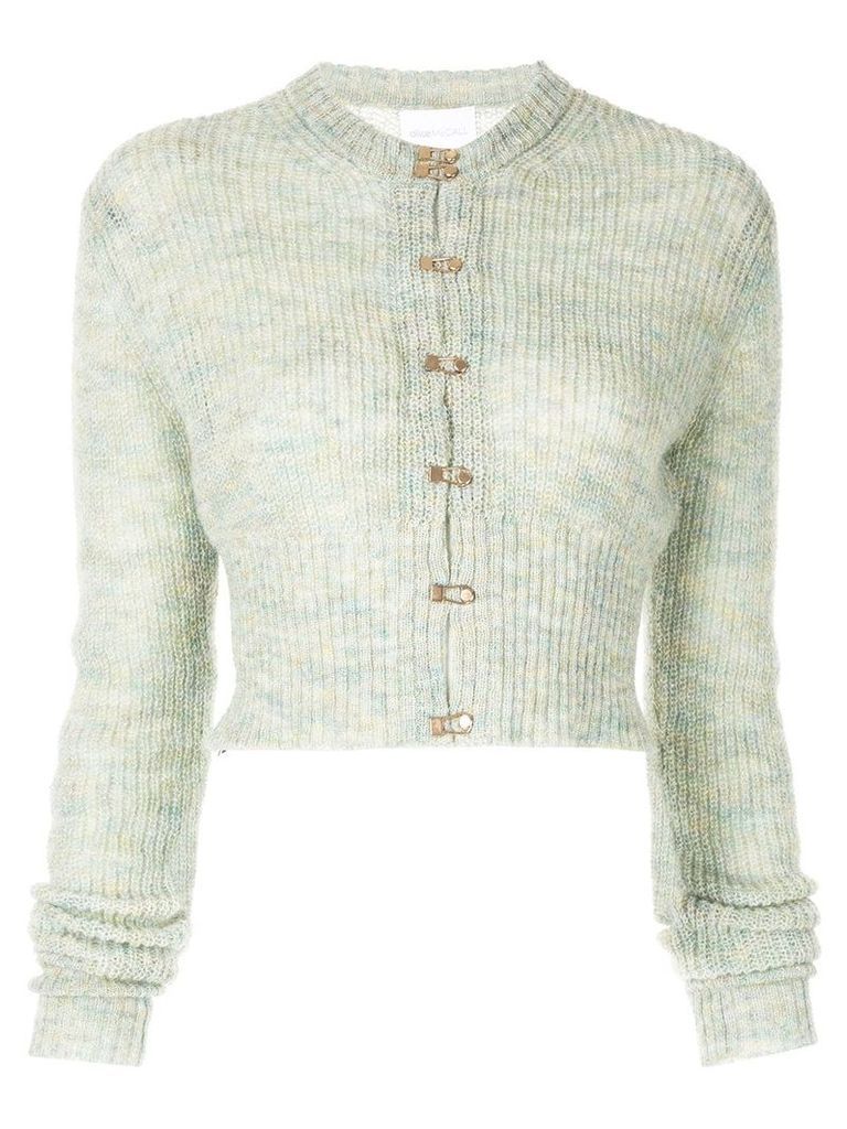 Alice McCall cropped cardigan - Green