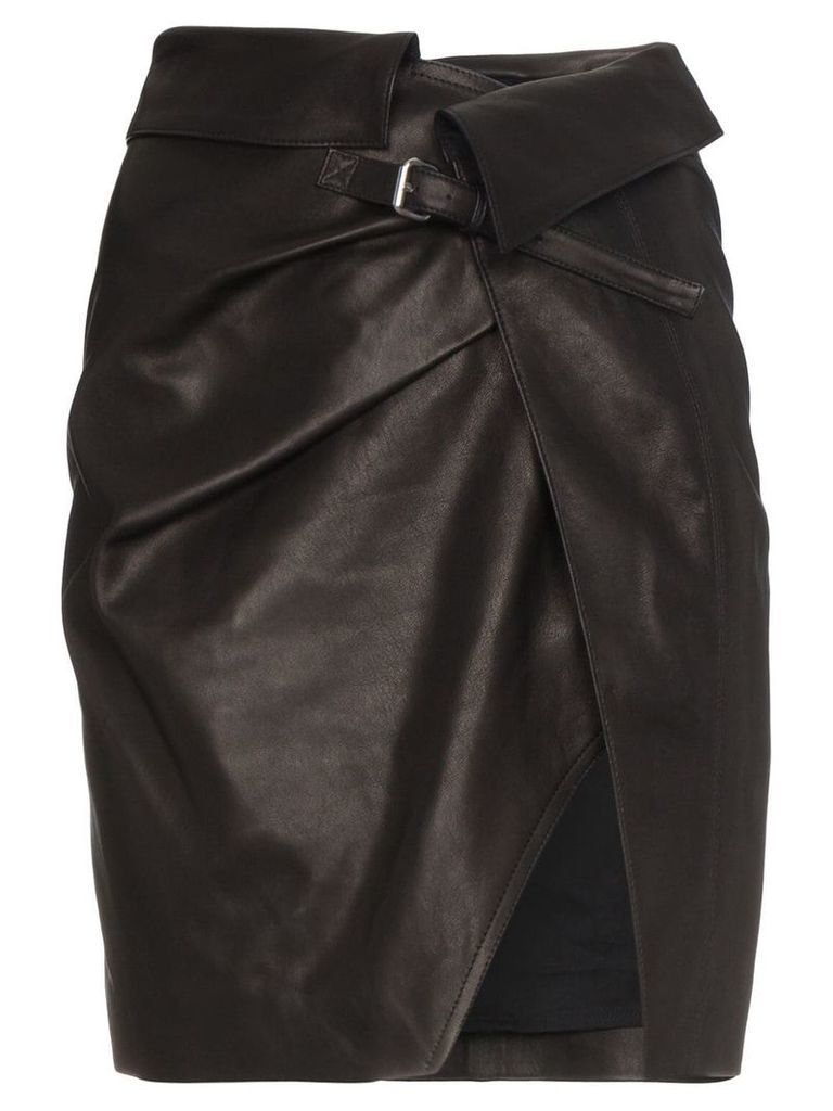 Isabel Marant Mini Wrap Skirt - Black