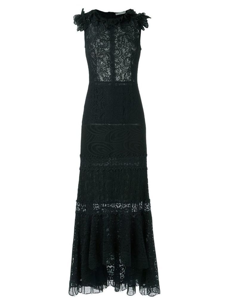 Martha Medeiros lace gown - Black