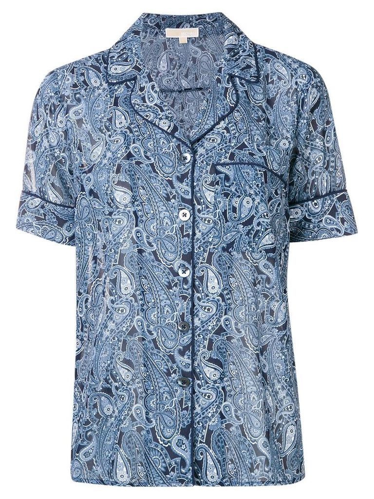 Michael Michael Kors paisley shirt - Blue