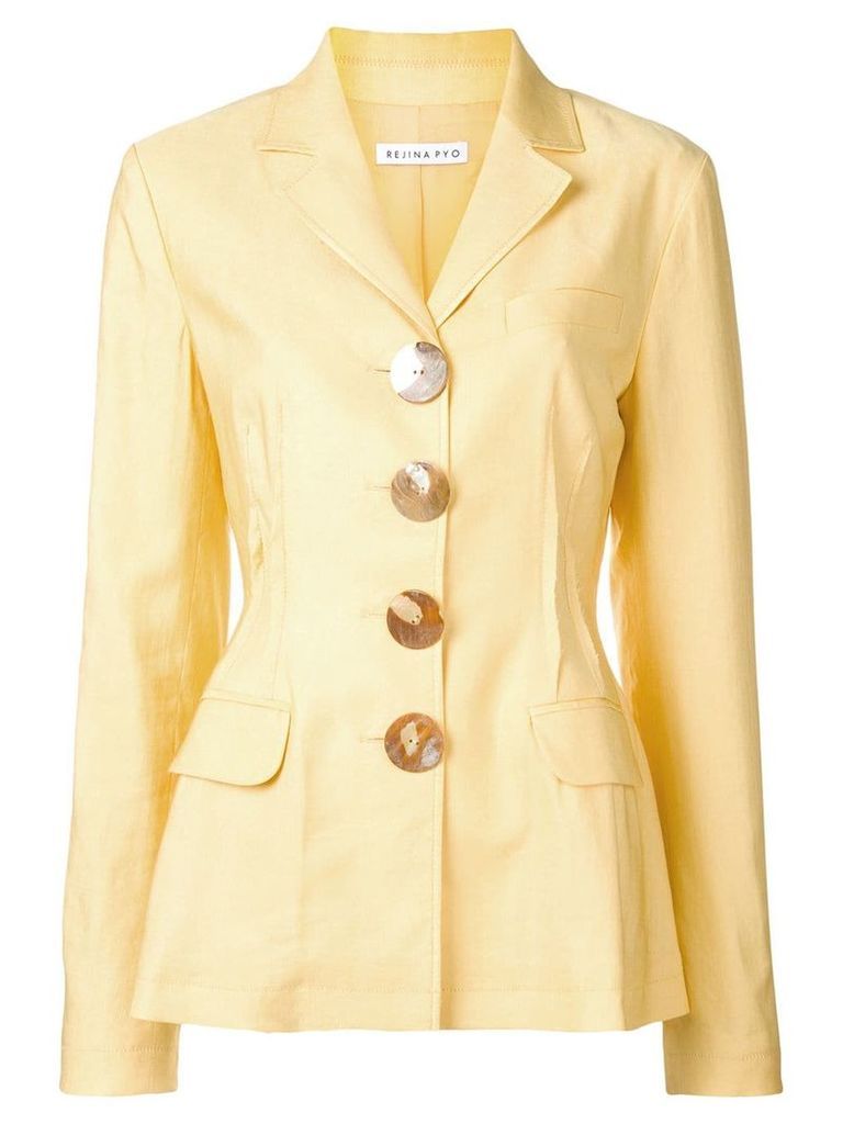 Rejina Pyo shell button blazer - Yellow